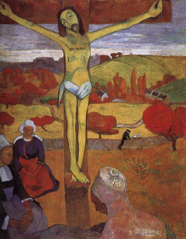 Paul Gauguin Yellow Christ oil painting image